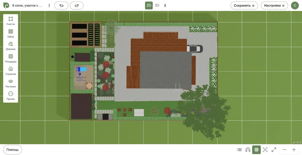 проект в 2D режиме
