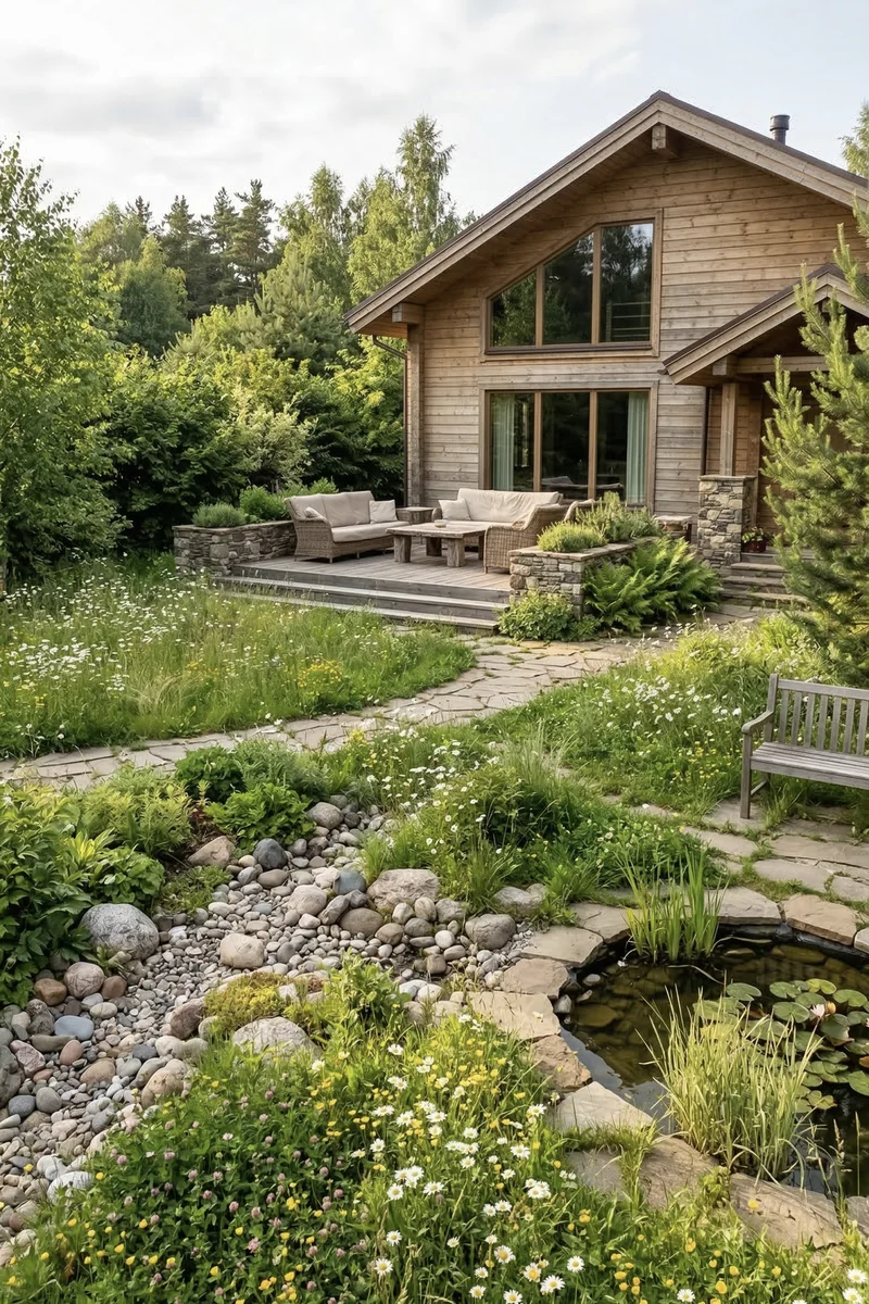 Дача в экостиле