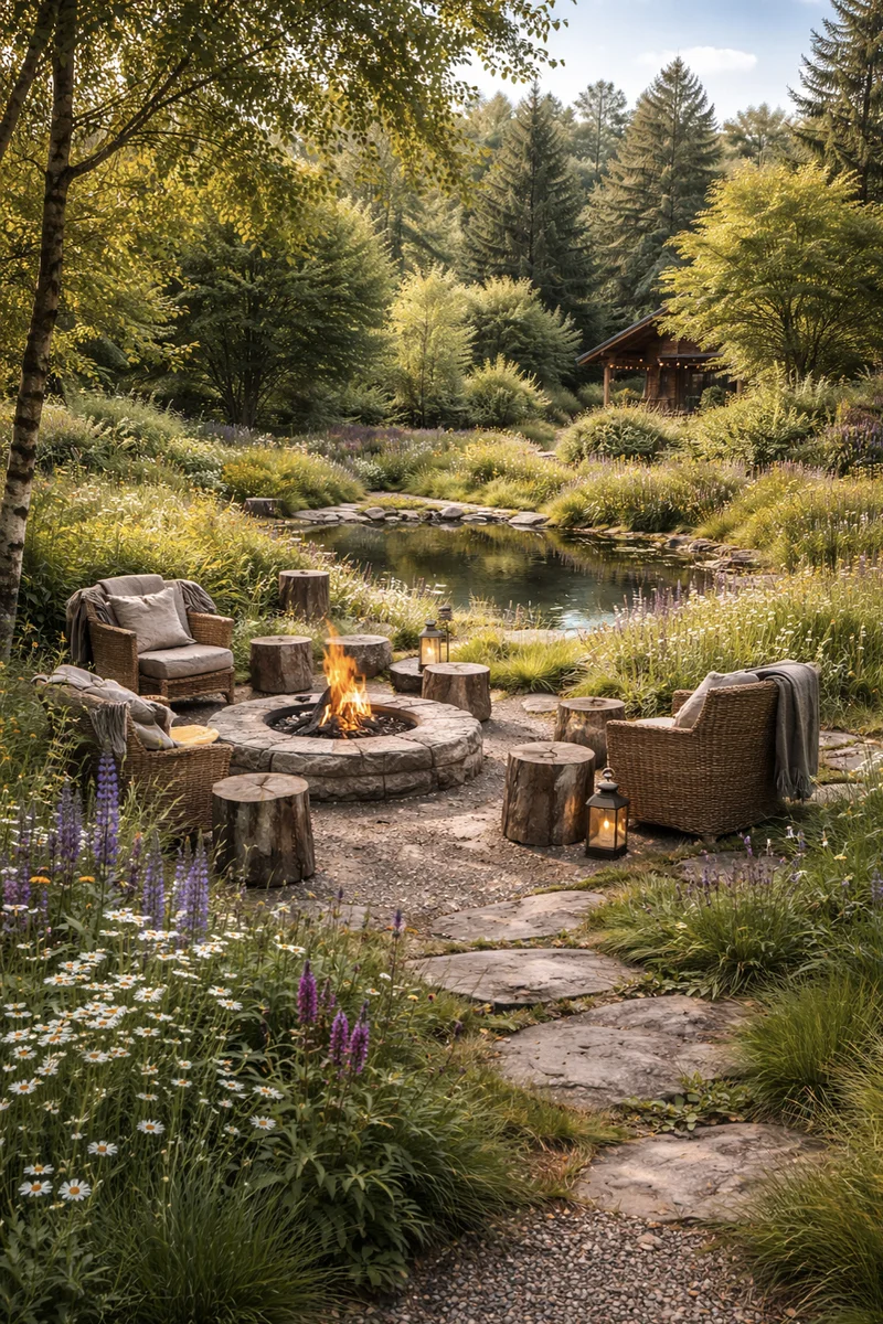 Оформление участка в экологичном стиле