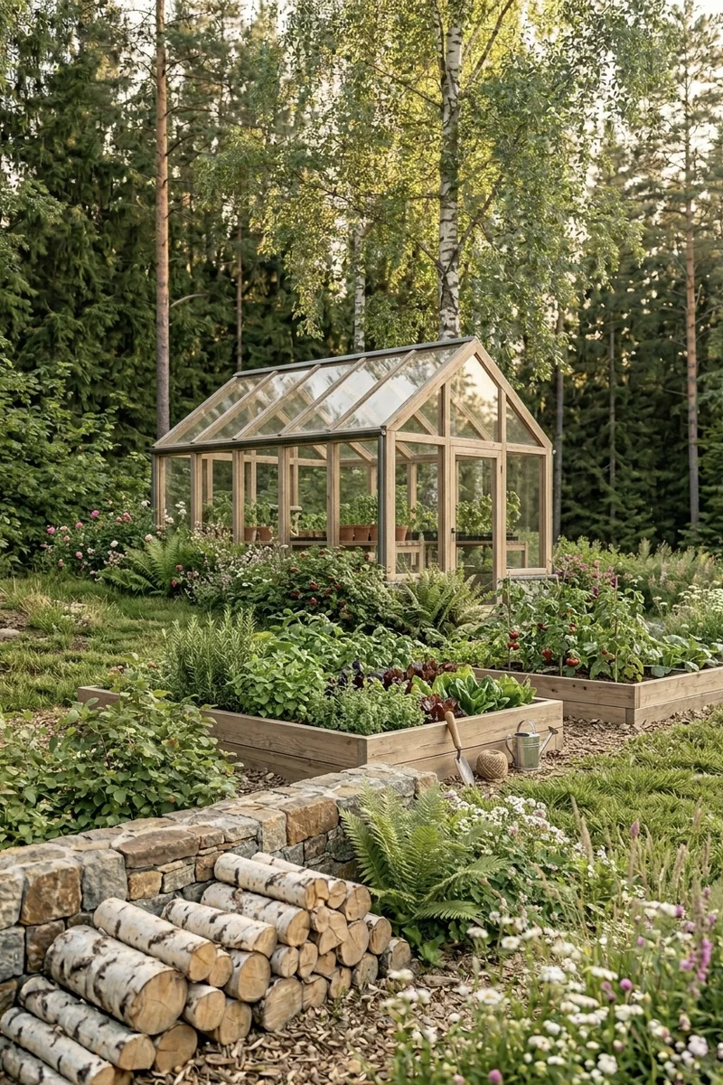 Теплица в экостиле