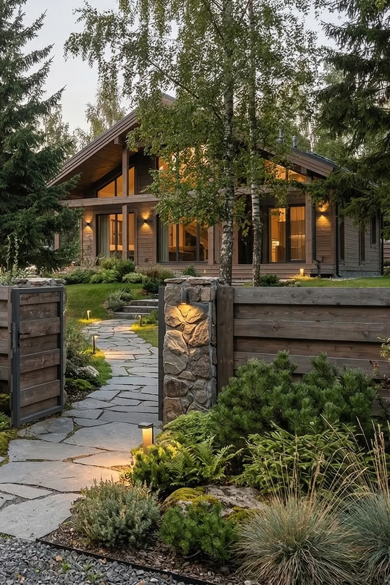 Скандинавский стиль в ландшафтном дизайне