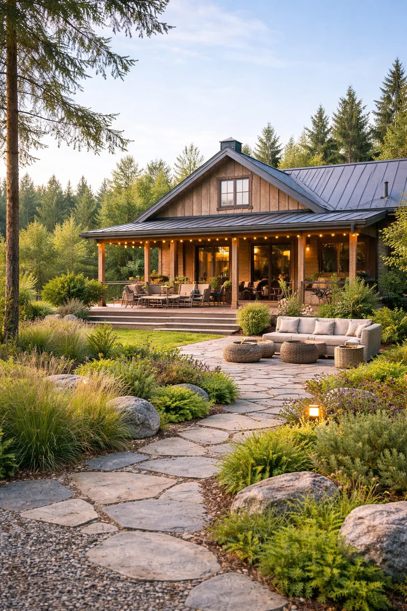 Дача в стиле сканди