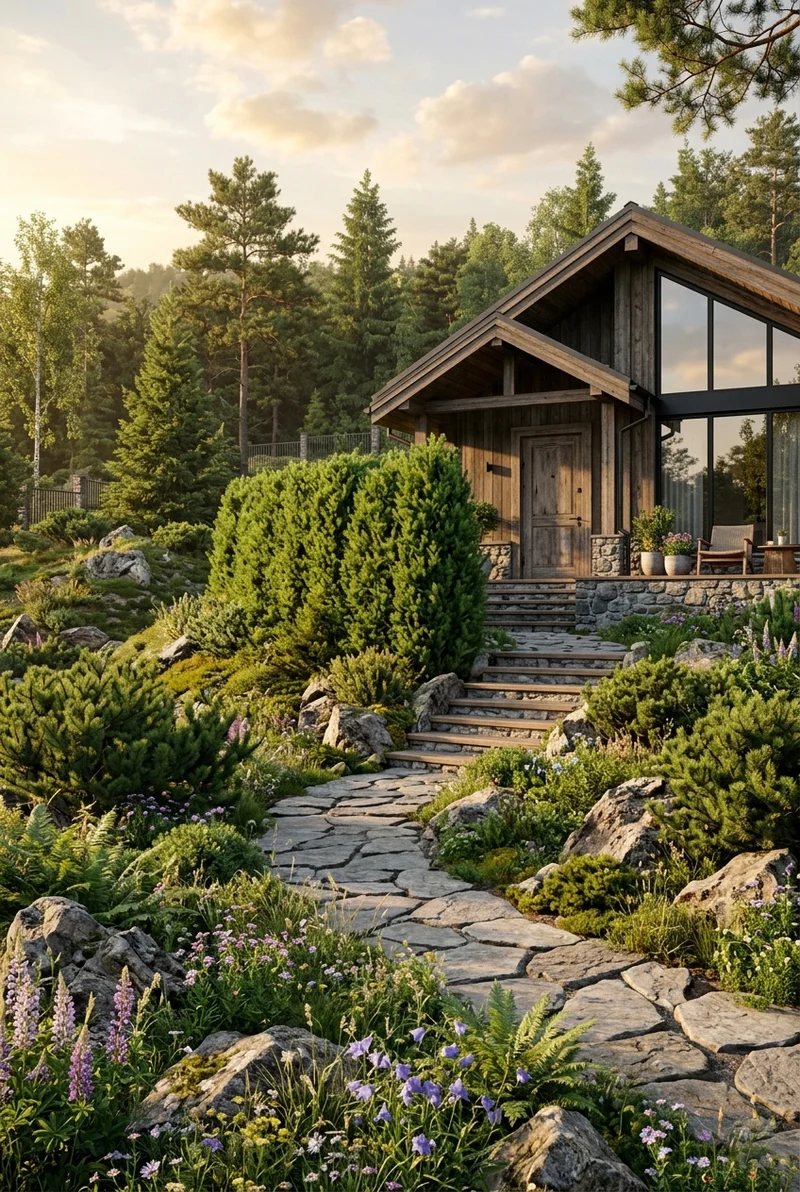 Дача в альпийском стиле