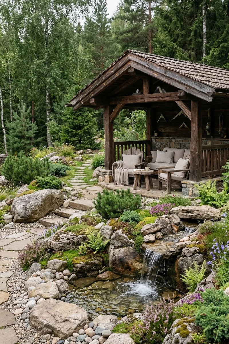 Ландшафт в альпийском стиле