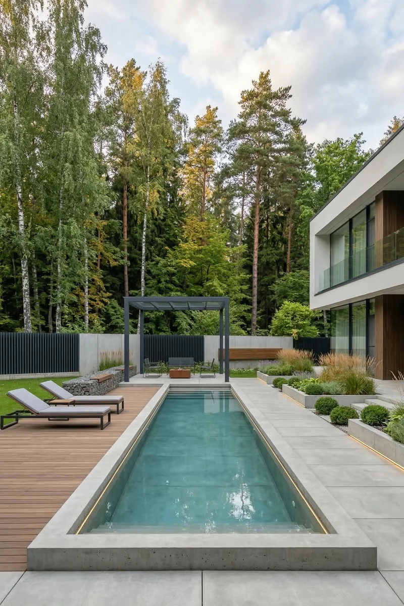 Зона отдыха в стиле минимализм