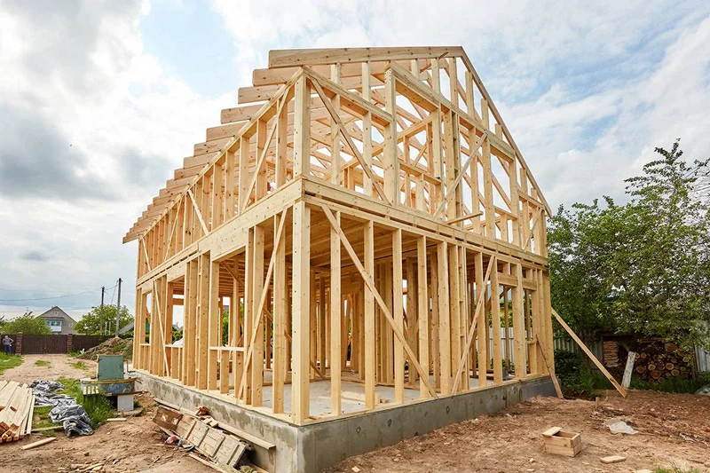 деревянный каркас дома