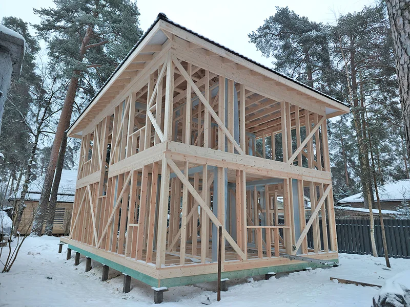 преимущества и недостатки каркасного дома