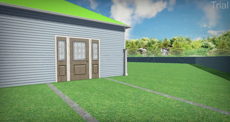 прогулка по участку