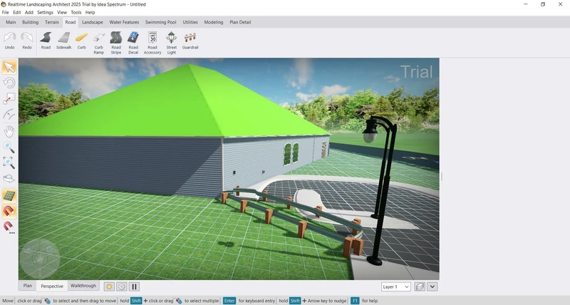 фонари и ограждения