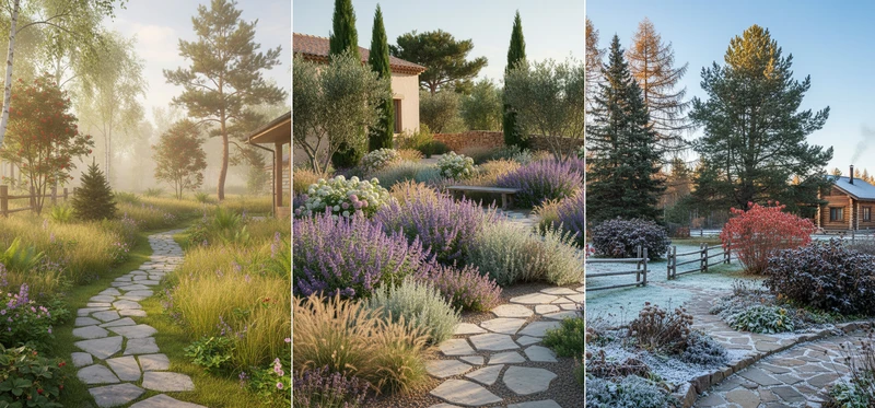 ландшафт в природном стиле