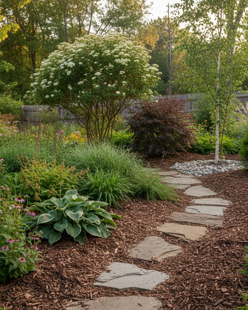 дорожка из камня на участке 