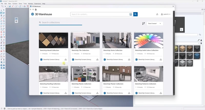 онлайн-библиотека SketchUp