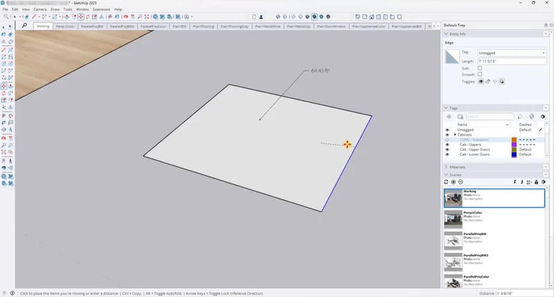 инструмент Tape Measure