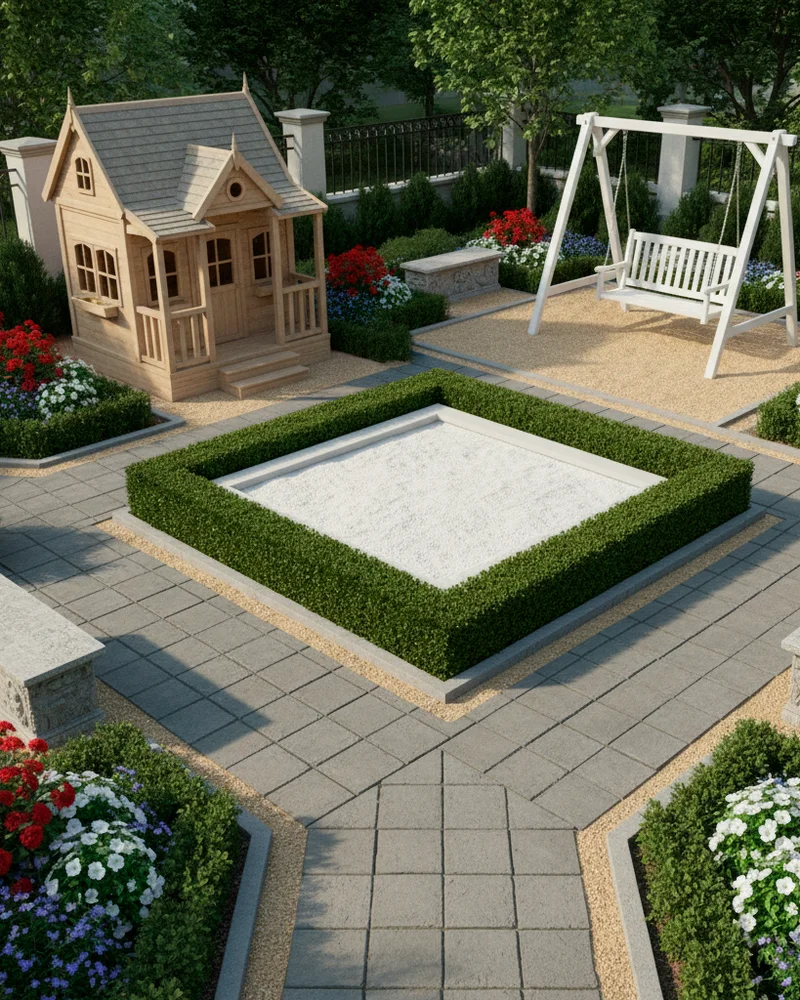 Ландшафтный дизайн в регулярном стиле