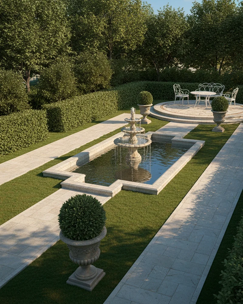 Ландшафт в регулярном стиле