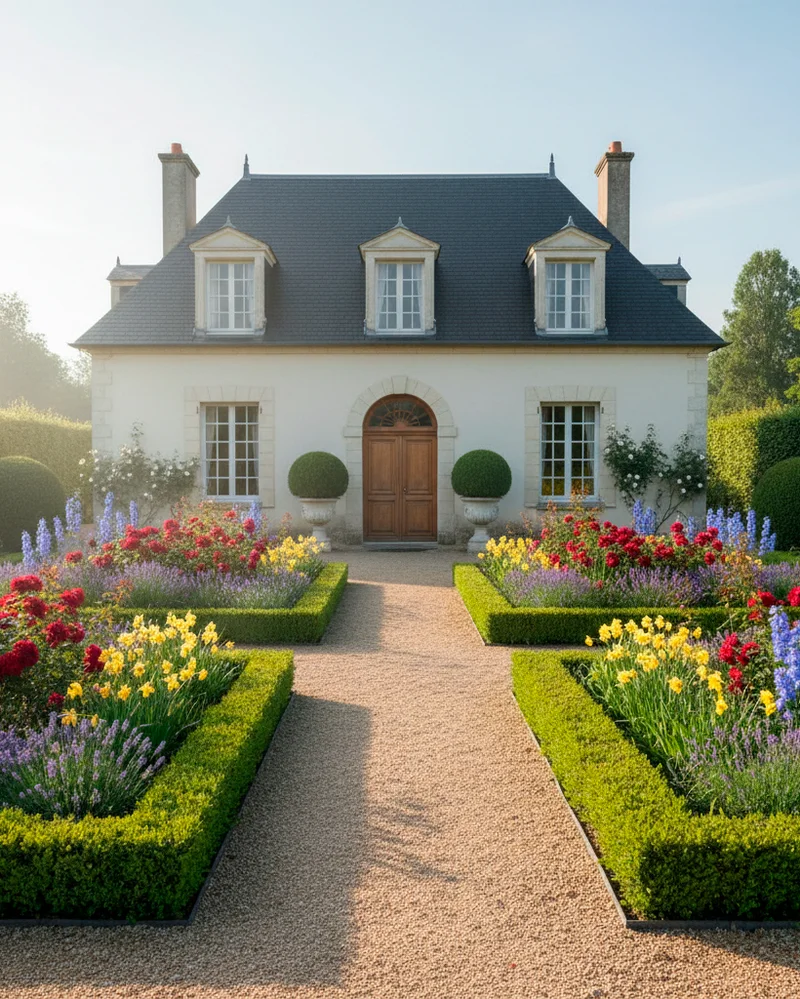 Дизайн участка в регулярном стиле