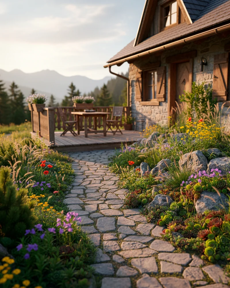 Ландшафт в альпийском стиле