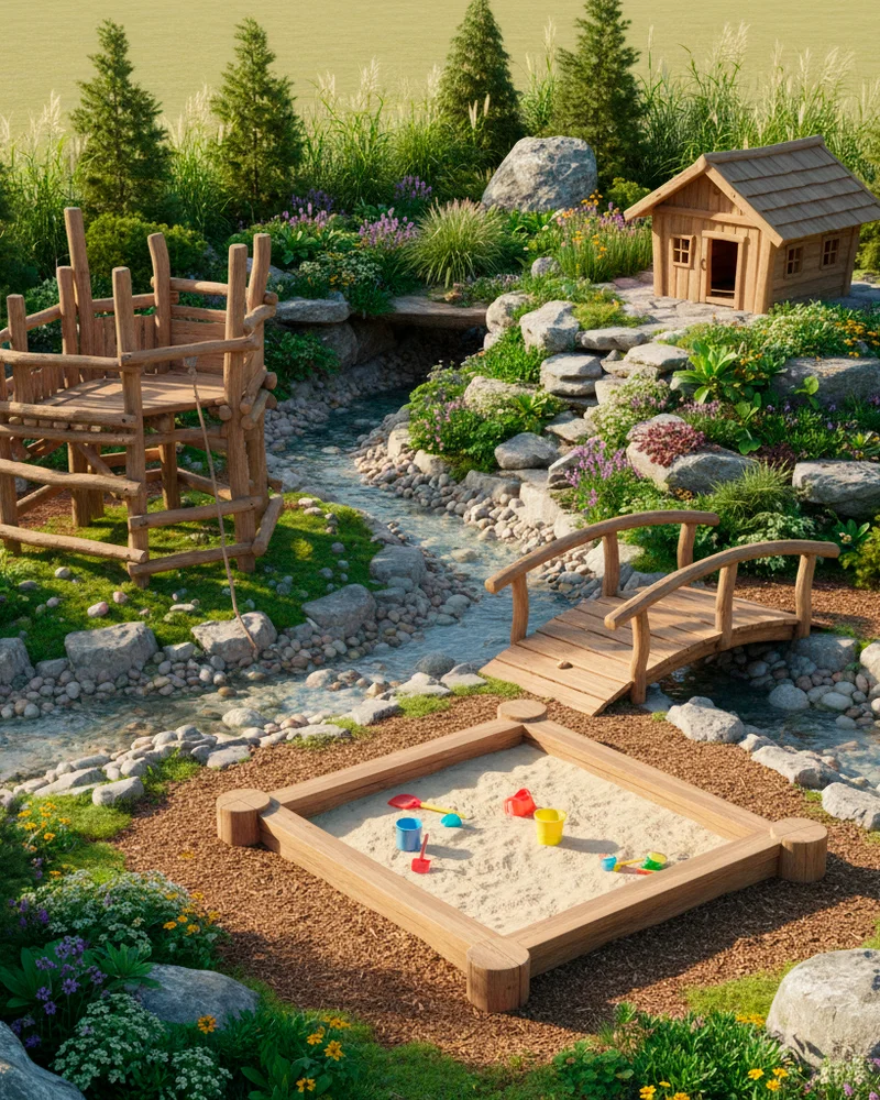 Как оформить участок в альпийском стиле