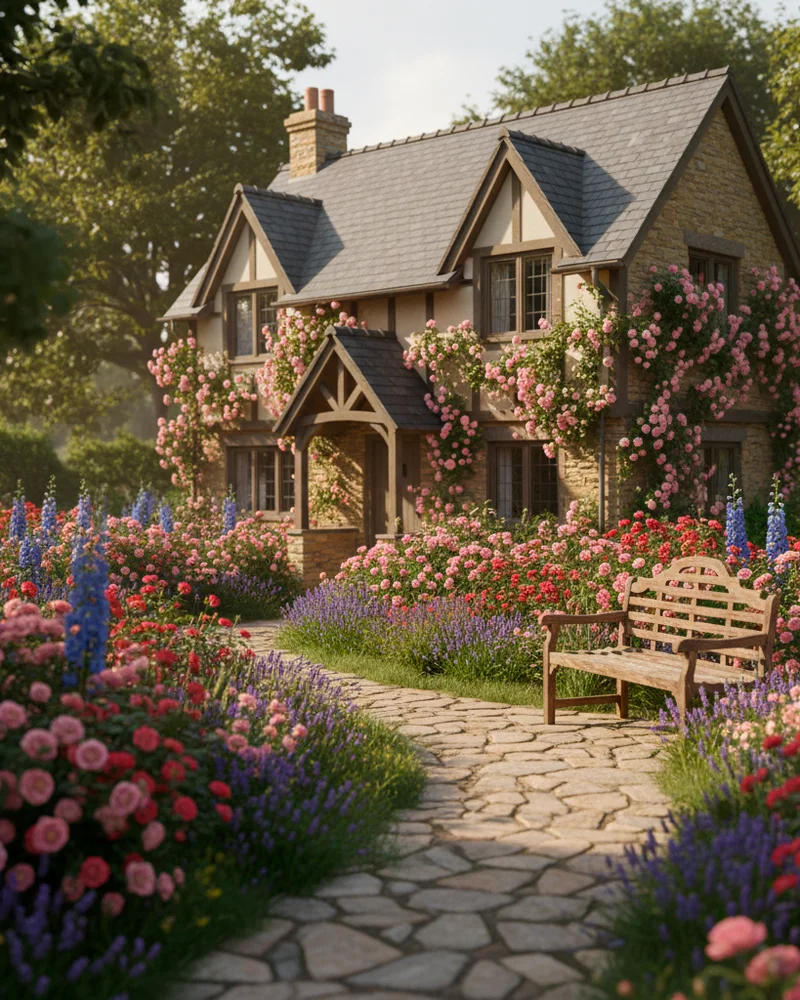 Как оформить участок в английском стиле