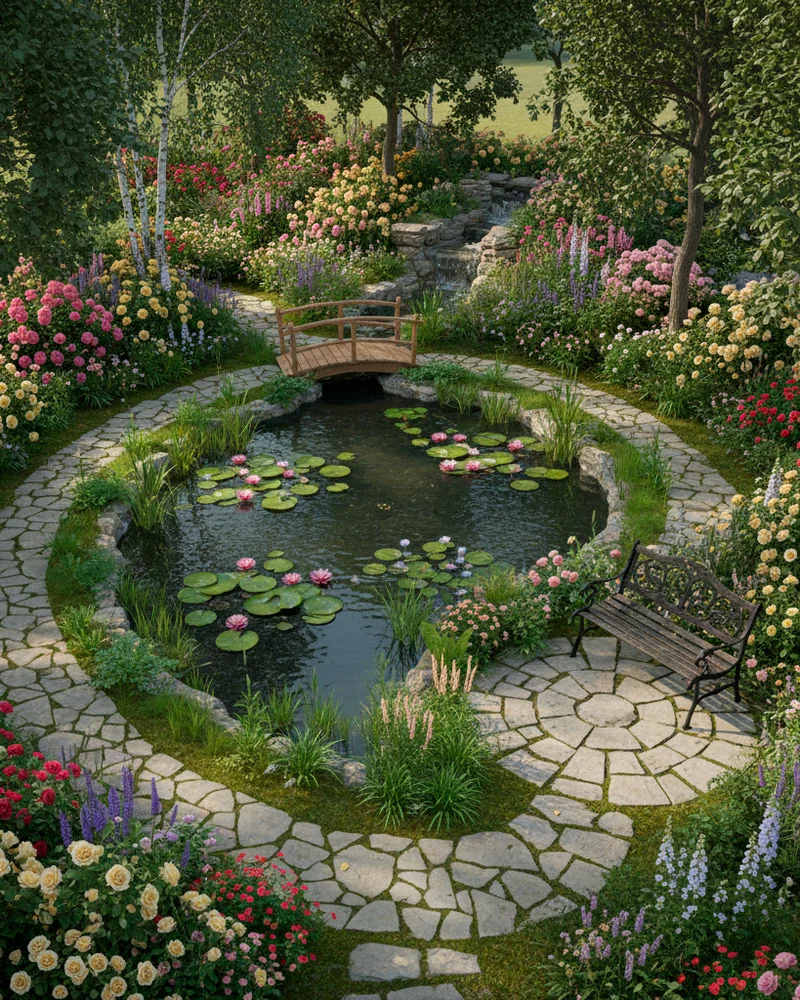 Дизайн участка в английском стиле