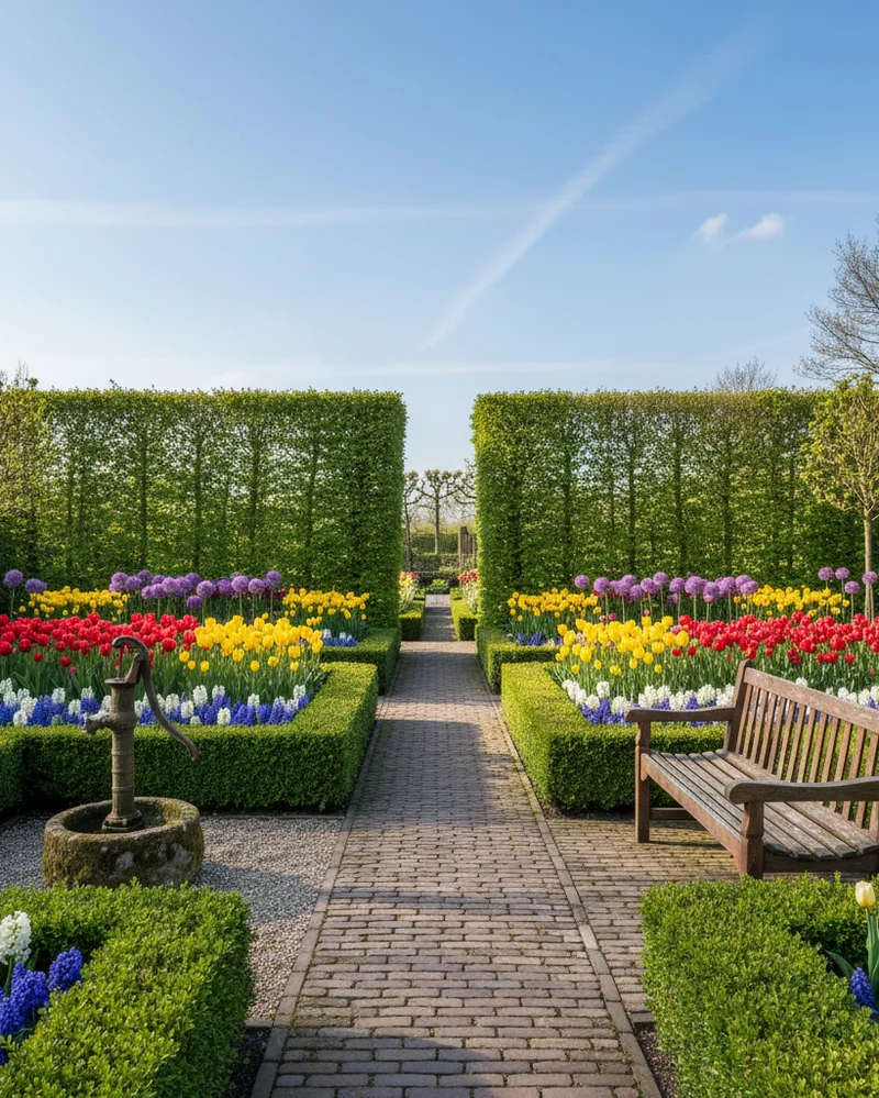 Голландский стиль ландшафтного дизайна