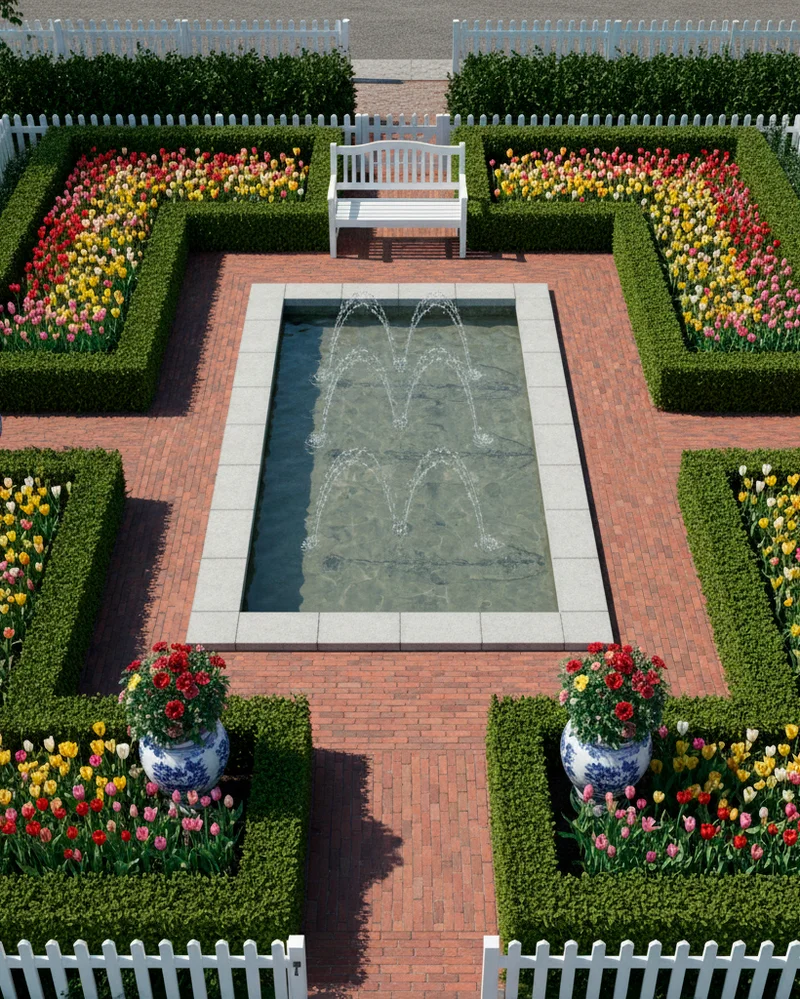 Как оформить участок в голландском стиле