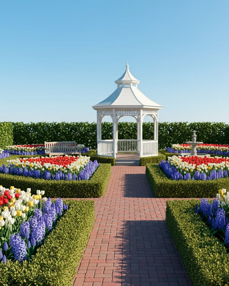 Дизайн участка в голландском стиле