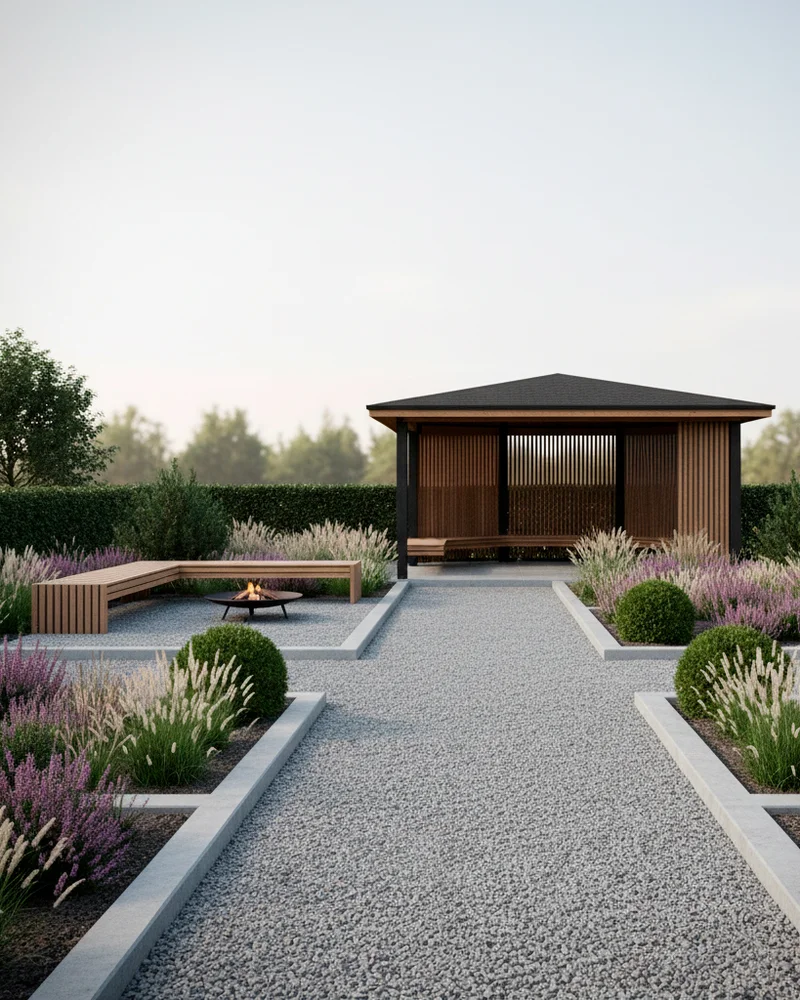 Скандинавский стиль в дизайне участка