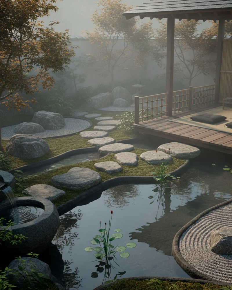 Японский стиль ландшафтного дизайна