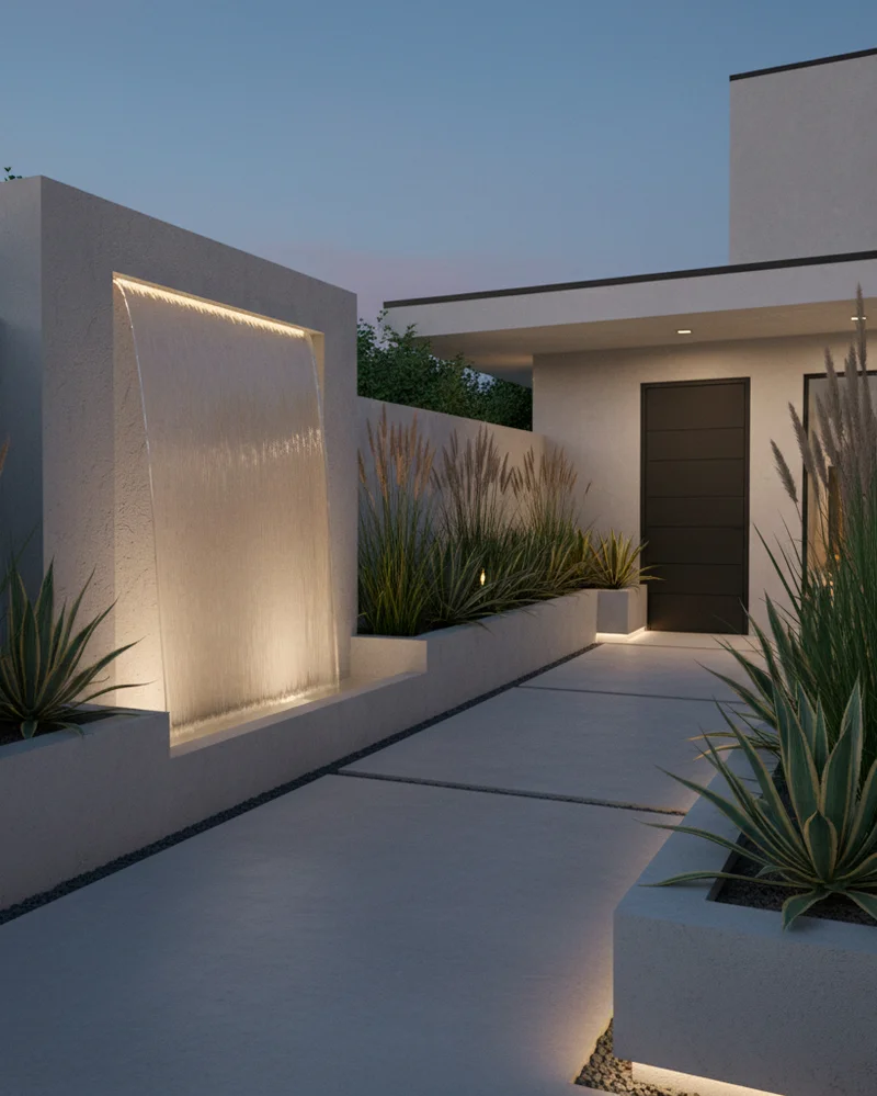 Стиль модерн в ландшафтном дизайне