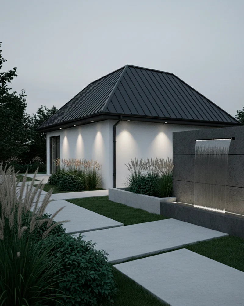 Как оформить участок в стиле модерн