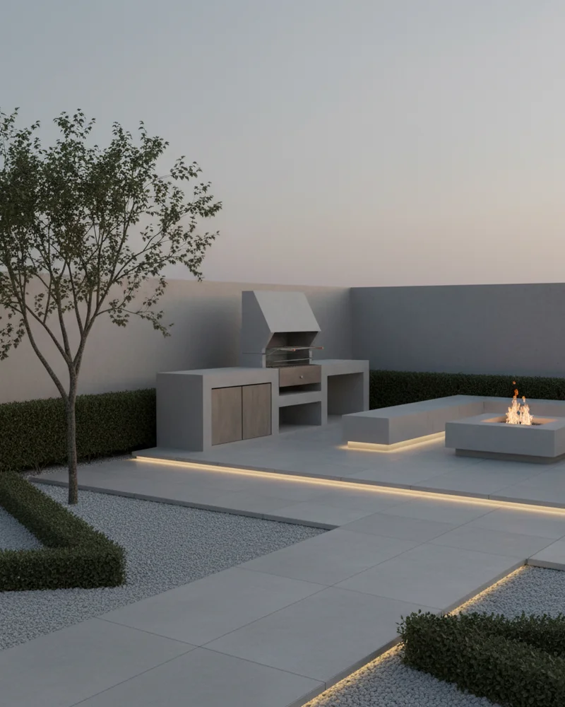 Стиль минимализм в ландшафтном дизайне