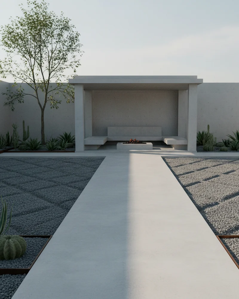 Ландшафт в стиле минимализм