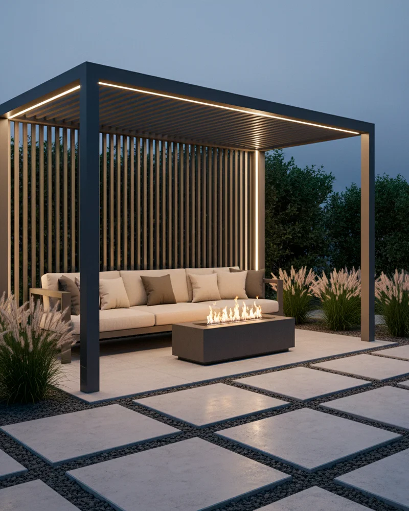 Ландшафт в стиле хай-тек